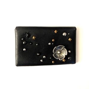 Limited Edition floral Coach card holder new